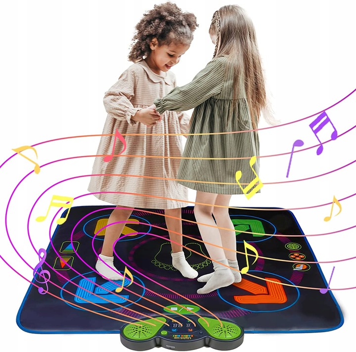 MATA MUZYCZNA TAŃCZENIA PIANINKO GRA TANECZNA MATA DO TAŃCA DLA DZIECI