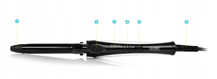 Lokówka do Włosów Długich Krótkich CERAMICZNA STOŻKOWA LOKI First