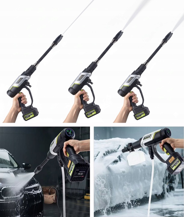 Myjka Ciśnieniowa Akumulatorowa elektryczna ALUMINIOWA pompa toolme