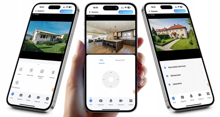 Kamera Obrotowa IP GSM 4G LTE SIM 3MPx 3MP AUDIO, WYKRYWANIE POSTACI