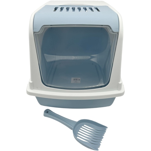 Kuweta Dla Kota Kryta 57cm ARIEL + Filtr + Łopatka OTWIERANA OD GÓRY