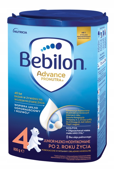 BEBILON 4 Mleko modyfikowane JUNIOR 800 g