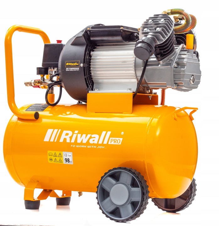 KOMPRESOR 10 BAR olejowy sprężarka powietrza 50L DUŻA WYDAJNOŚĆ ZESTAW