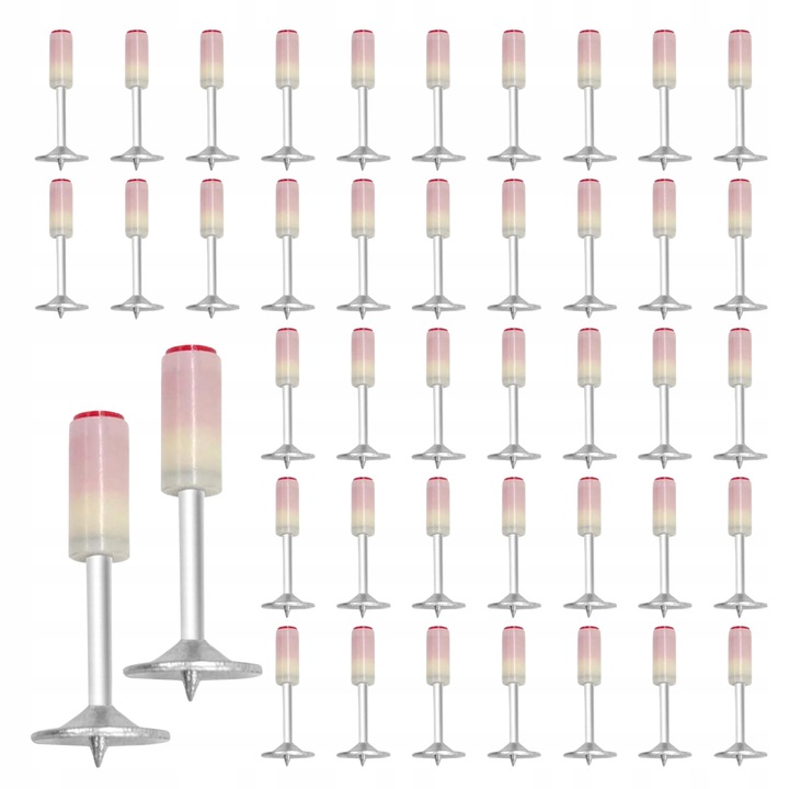 200x Gwoździe do betonu metalu drewna do pistoletu ręcznego