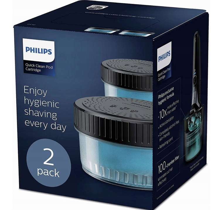 PHILIPS CC12/50 QUICK CLEAN wkład czyszczący do golarki 2szt ORYGINAŁ