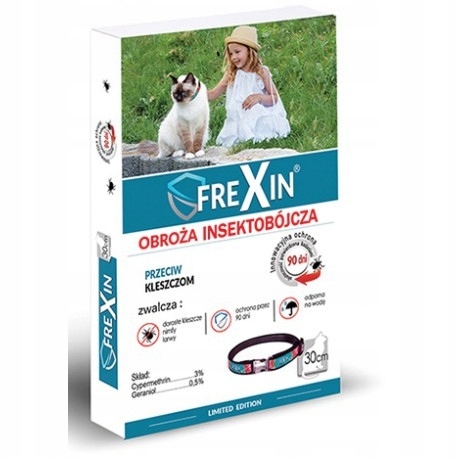 Frexin Obroża Na Pchły I Kleszce Kot 30cm 90dn