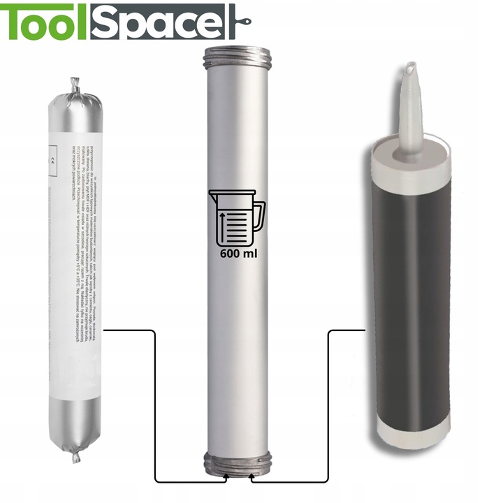 WYCISKACZ DO MAS GĘSTYCH USZCZELNIAJĄCYCH 600ml PISTOLET KLEJU