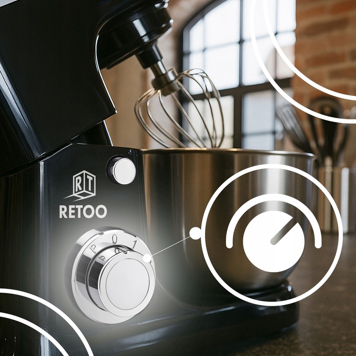 ROBOT KUCHENNY PLANETARNY Z MISĄ 6L WIELOFUNKCYJNY MIKSER 3w1 3200W XL