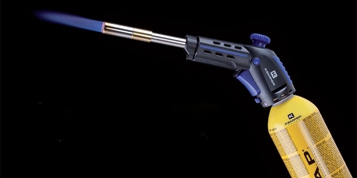 PALNIK WALIZKA ZESTAW DO LUTOWANIA TWARDEGO 2400 STOPNI 2x MAPP KEMPER