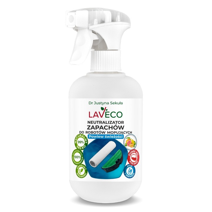 Neutralizator zapachu do robotów myjących mopujący, bionicznych, do wałka