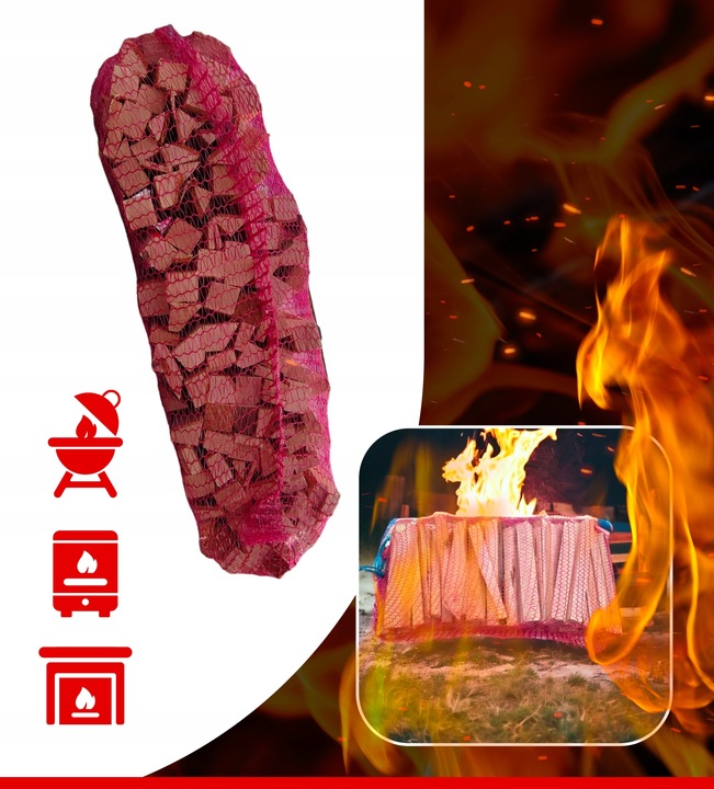 Rozpałka, drewno rozpałkowe bukowe suche do wędzenia eko podpałka 10 kg