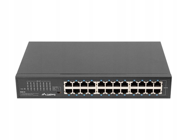 SWITCH 24 PORT 24x 1GB GIGABIT RACK 19 LANBERG