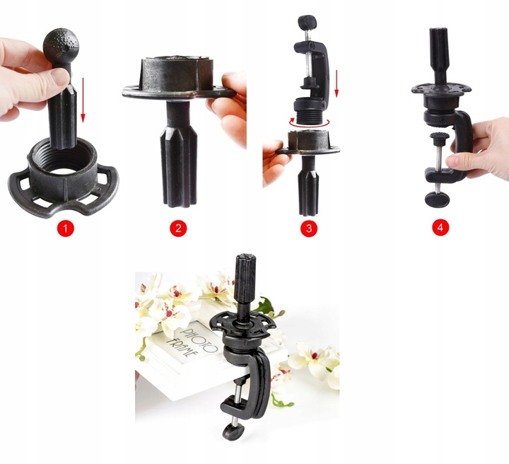 GŁÓWKA głowa treningowa fryzjerska STATYW 70-80 cm