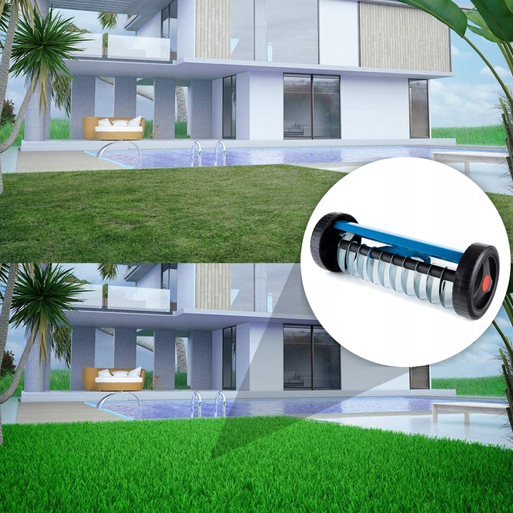 AERATOR WERTYKULATOR RĘCZNY na kółkach OBROTOWY WAHADŁOWY DO TRAWNIKA