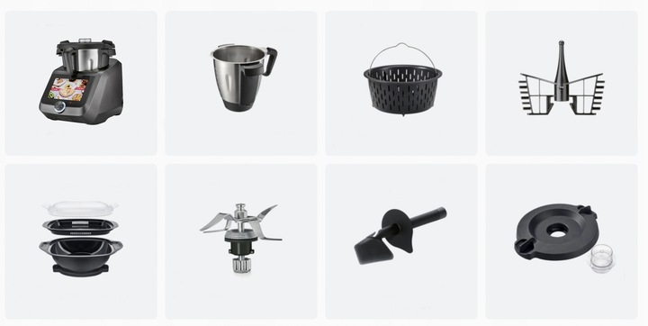 ROBOT KUCHENNY LIDLOMIX 2025 MONSIEUR CUISINE SMART ANTRACYT Wi-Fi