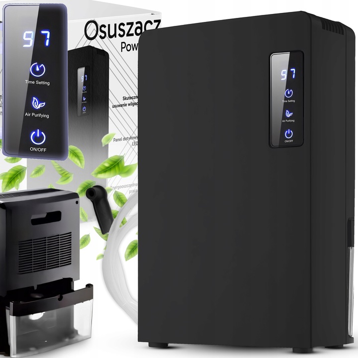 OSUSZACZ POWIETRZA POCHŁANIACZ WILGOCI 2200ml TIMER LCD LED CICHY