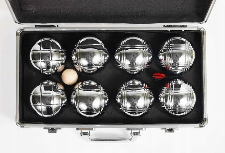 KULE DO GRY GRA BULE BOULE PETANQUE 8szt WALIZKA