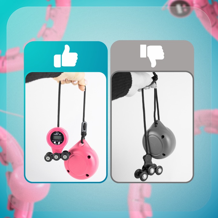 ODCHUDZAJĄCY HULA HOP Z OBCIĄŻENIEM SMART Z LICZNIKIEM I WYPUSTKAMI HULAHOP