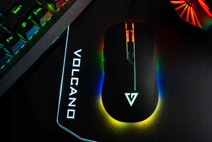 BEZKLIKOWA I CICHA MYSZKA GAMINGOWA USB RGB MODECOM VOLCANO ASSASSIN SILENT