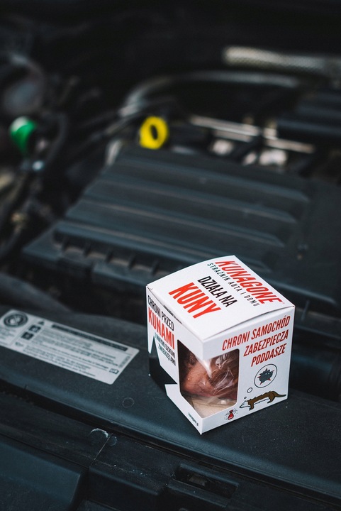 NATURALNY ODSTRASZACZ NA KUNY DO SAMOCHODU KUNAGONE PRZECIWKO KUNOM