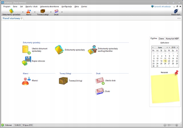 mFaktura Standard - program do faktur, fakturowania, licencja wieczysta