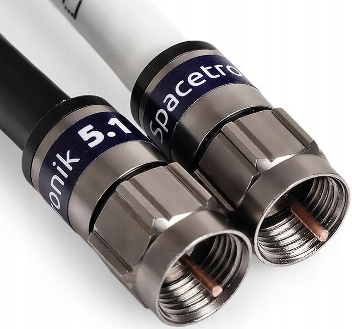 10x Wtyk Samokompresyjne Złącze F Samozaciskowy RG6 5.1 Self