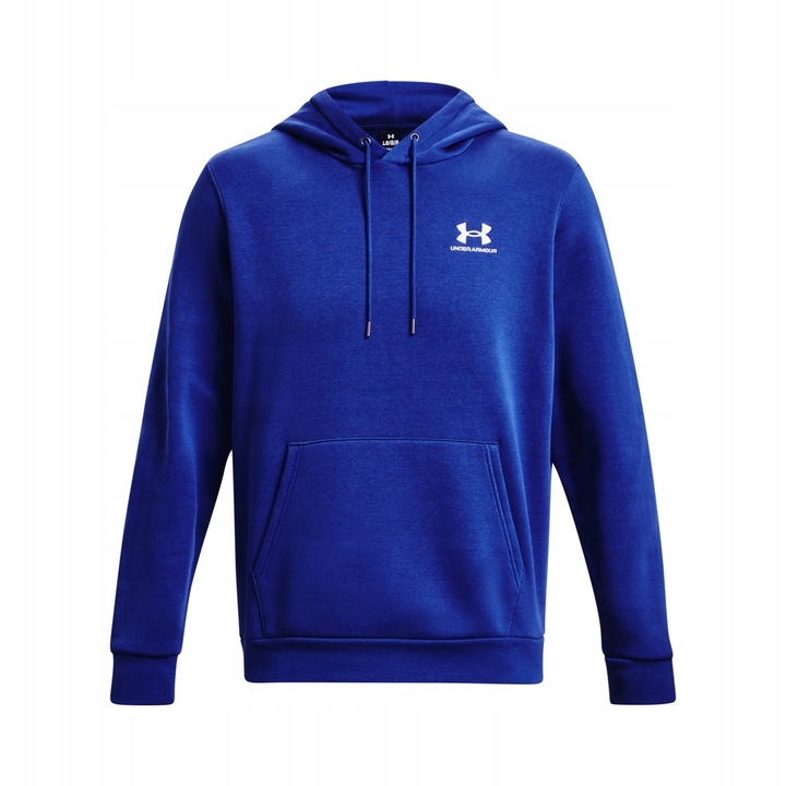 UNDER ARMOUR Polarowa bluza z kapturem UA Essential – NIEBIESKA