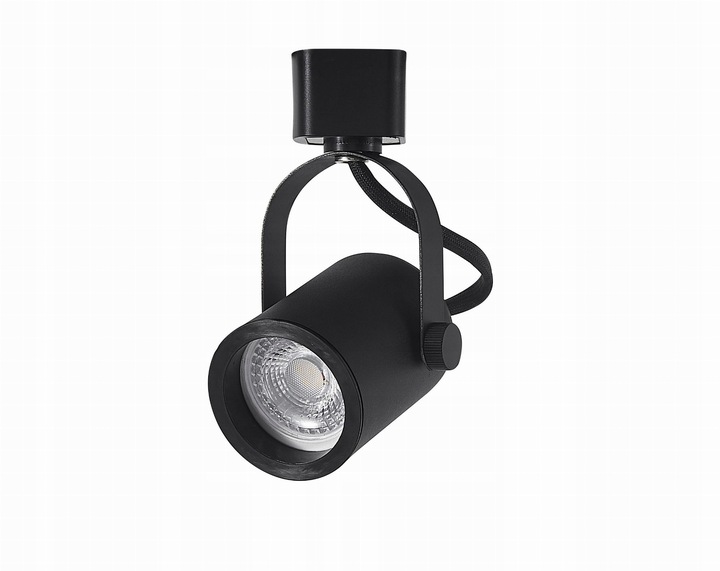 Zestaw 3x SPOT REFLEKTOR RUCHOMY CZARNY NA GU10 + SZYNOPRZEWÓD Szyna