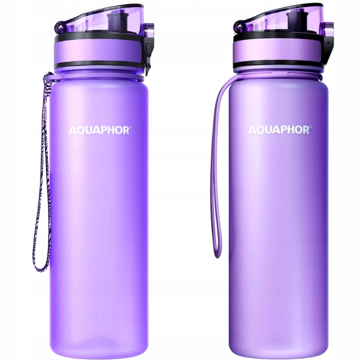 AQUAPHOR CITY Bidon Butelka filtrująca wodę + filtr 0,5L lawendowa