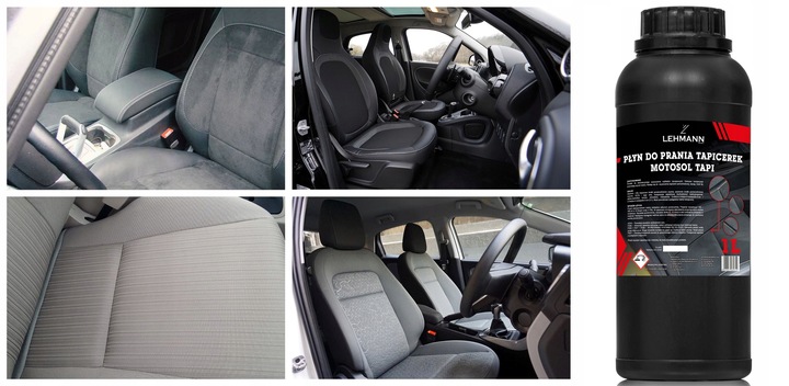 PŁYN 1L DO PRANIA DYWANÓW TAPICERKI samochodowej ŁADNY ZAPACH koncentrat