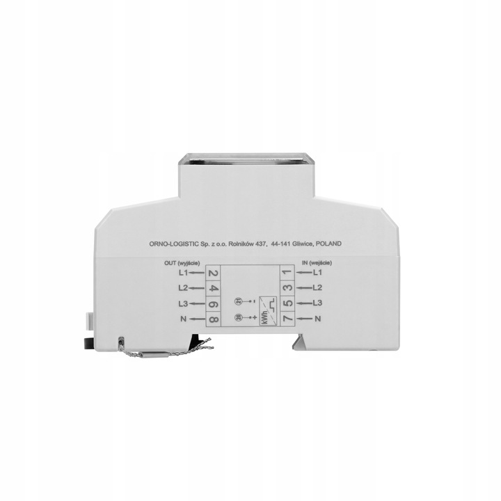 Licznik Energii 3 Fazowy Podlicznik Prądu Trójfazowy 80A