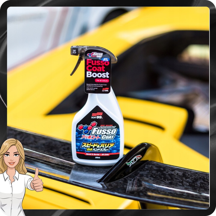 Soft99 fusso coat speed barrier wosk szybki detail zabezpieczenie lakieru