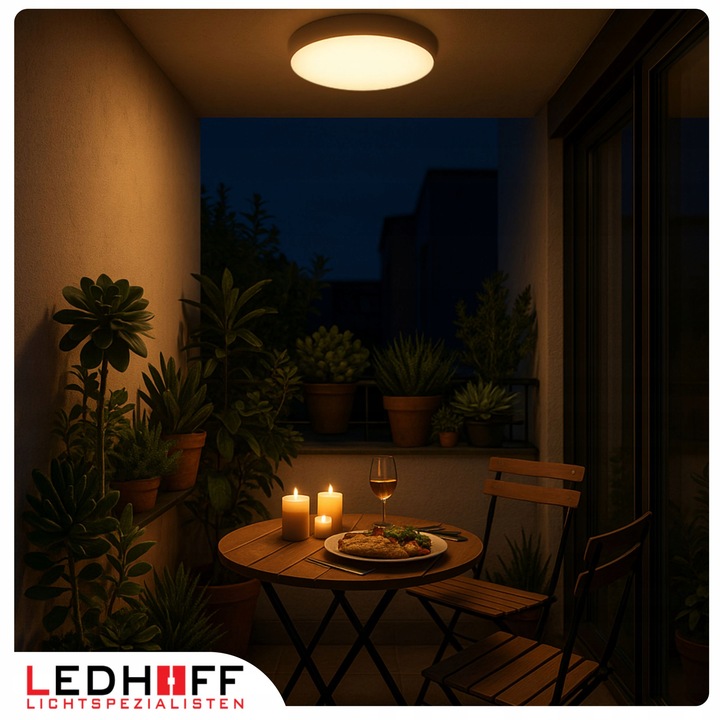 Lampa sufitowa Plafon LED 50cm OKRĄGŁY panel 3 barwy do łazienki