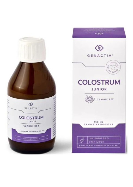 Colostrum Junior Czarny Bez 150ml Genactiv