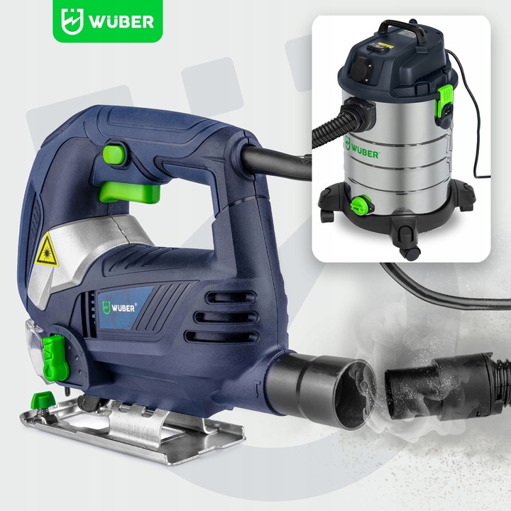 WYRZYNARKA PIŁA DO DREWNA METALU PRZECINARKA LASER + 10 BRZESZCZOTÓW