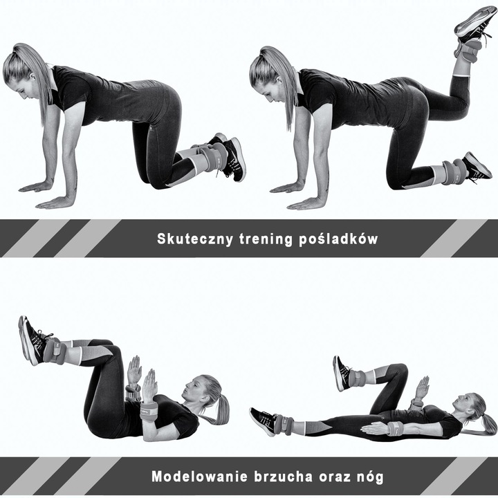 REGULOWANE OBCIĄŻNIKI NEOPRENOWE 2x 1 KG RĘCE NOGI