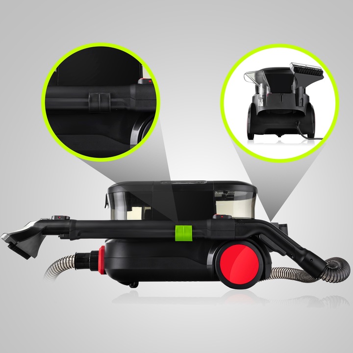 ODKURZACZ PIORĄCY DO DYWANÓW SSAWKA TAPICERKI PROFESJONALNY LEHMANN 2000W