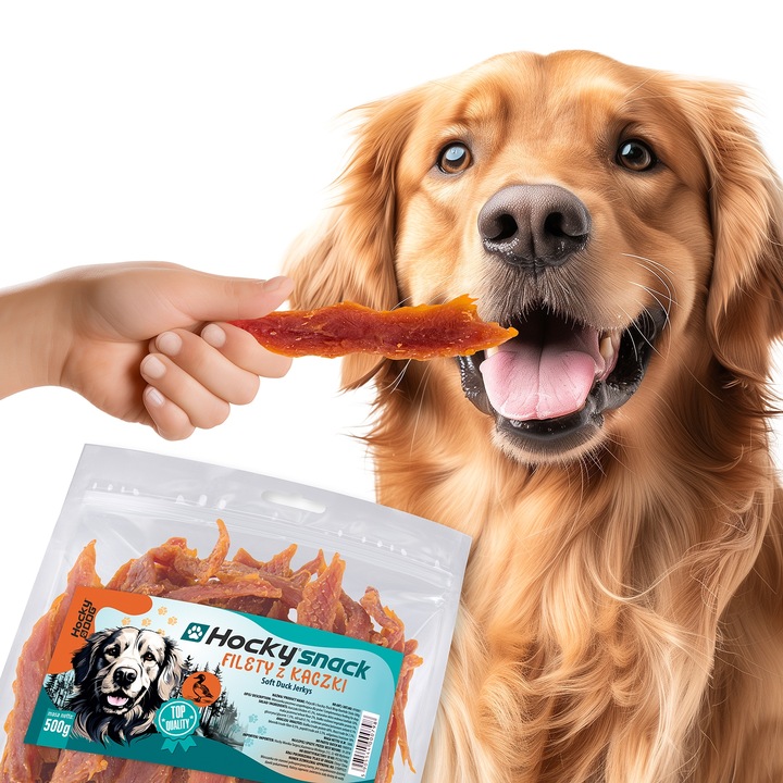 PRZYSMAK DLA PSA BEZZBOŻOWY MIĘKKI FILET Z PIERSI KACZKI 94% HOCKY