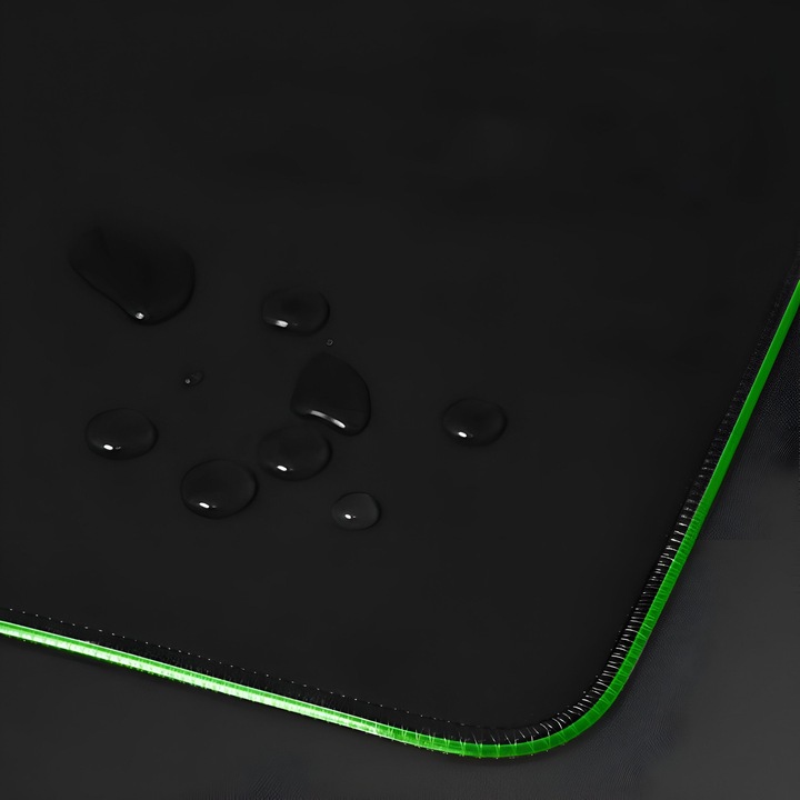 MOZOS DUŻA PODŚWIETLANA PODKŁADKA 80X30CM DLA GRACZY GAMINGOWA LED RGB