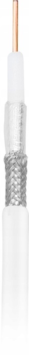 KABEL KONCENTRYCZNY KONCENTRYK ANTENOWY 4K GRUBY PRZEWÓD RG6 6,8MM 25M