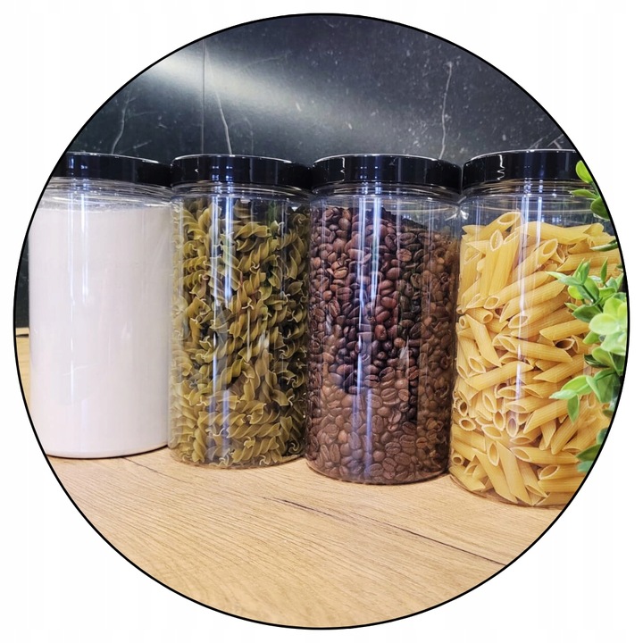 Słoiki POJEMNIKI na przyprawy makaron 500+1250+ 1500 ml 14 szt MEGA