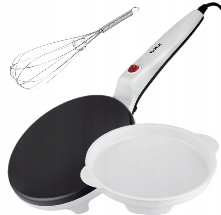 NALEŚNIKARKA ELEKTRYCZNA FLORIA BIAŁA 20CM 700W