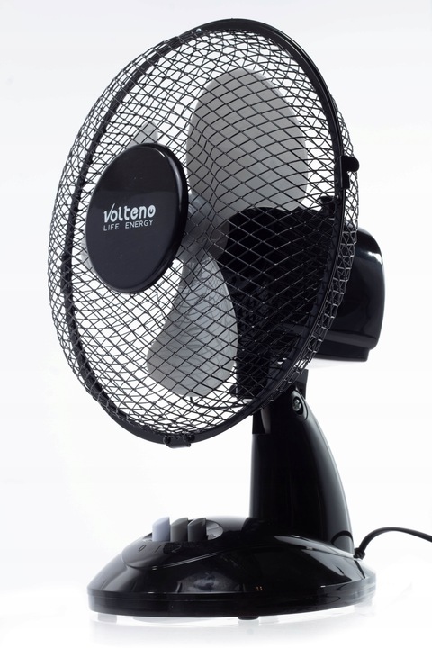 WENTYLATOR WIATRAK STOŁOWY STOJĄCY BIURKOWY OSCYLACJA CICHY MOCNY