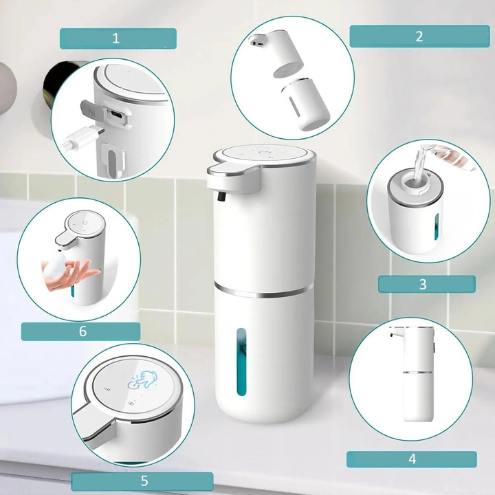 Bezdotykowy automatyczny dozownik mydła żelu szamponu dyspenser płynów