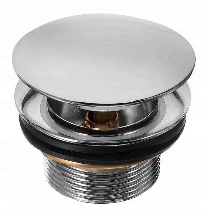 KOREK DO BRODZIKA Z SITKIEM WANNY SYFON STANDARD KLIK-KLAK