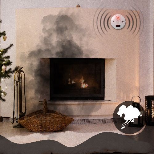 CZUJNIK CZADU TLENKU WĘGLA LCD DETEKTOR CO ALARM WYKRYWACZ CERTYFIKOWANY