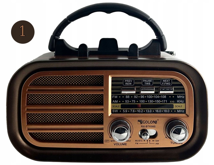 PRZENOŚNE RADIO KUCHENNE BUDOWALNE MICRO SD USB BLUETOOTH PANEL