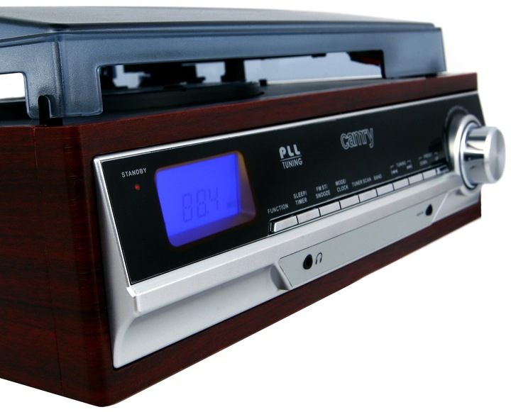 CR 1168 Gramofon z Radiem, Bluetooth, MP3, USB i Nagrywaniem