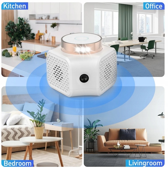 ULTRADŹWIĘKOWY ODSTRASZACZ SZCZURÓW MYSZY KUN I GRYZONI 9 ŚWIATEŁ