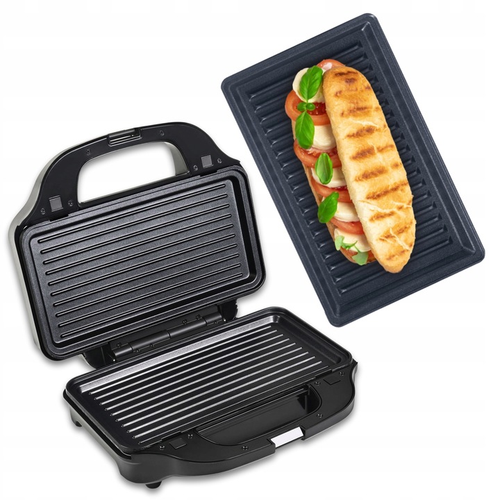 OPIEKACZ GRILL GOFROWNICA 3W1 DO KANAPEK TOSTÓW TOSTER ELEKTRYCZNY